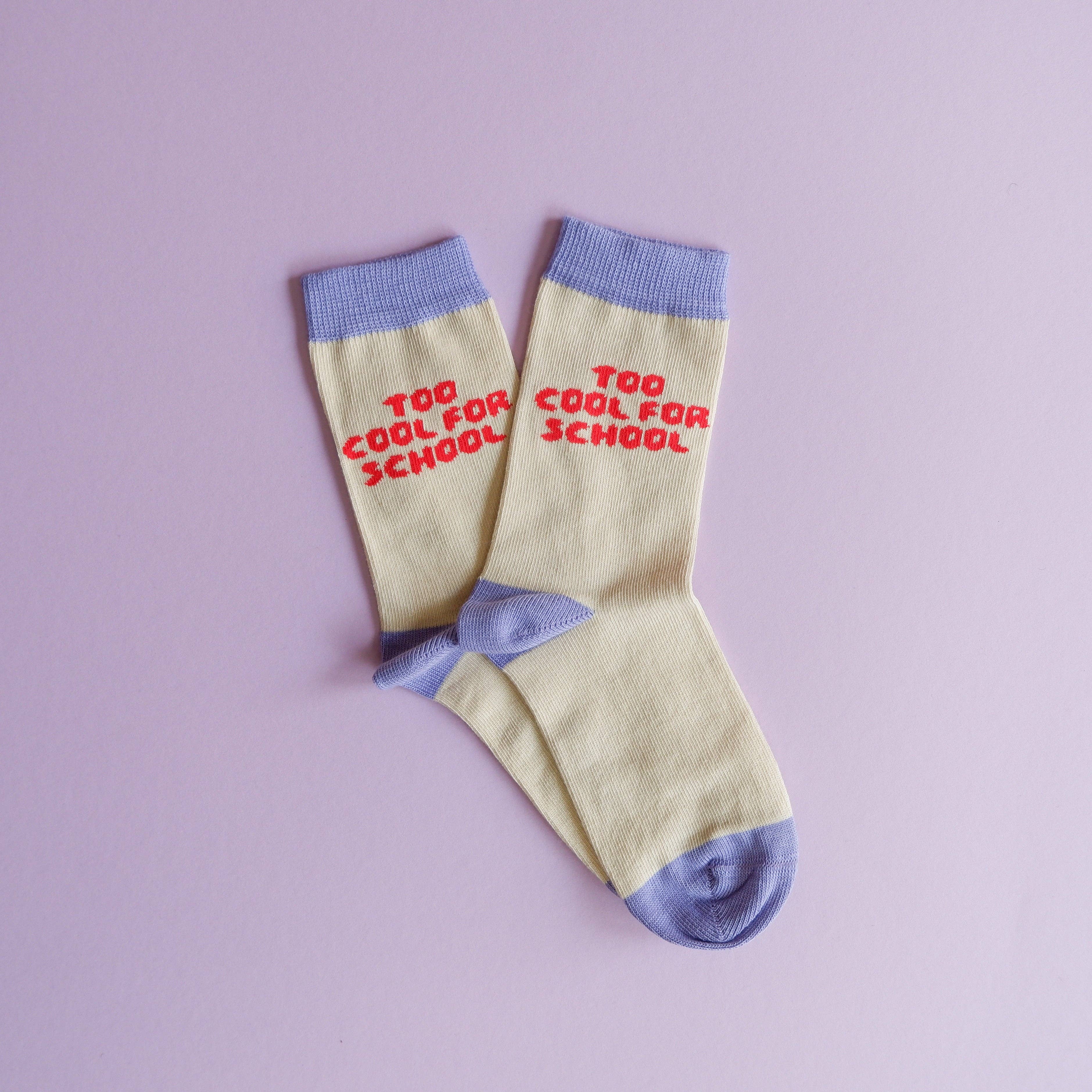 Too cool for school-Socken Flieder: 31-34