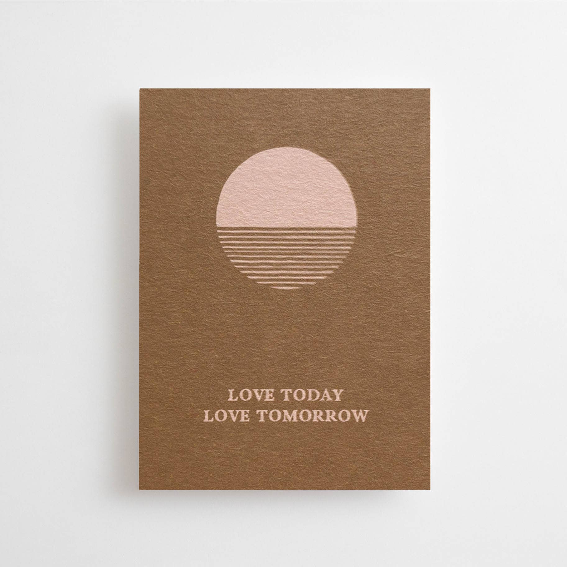 LIEBE HEUTE, LIEBE MORGEN - MINI-KARTE -