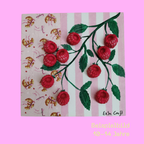 Kreativ-Workshop "Leinwand mit 3D-Motiven" mit Nazire