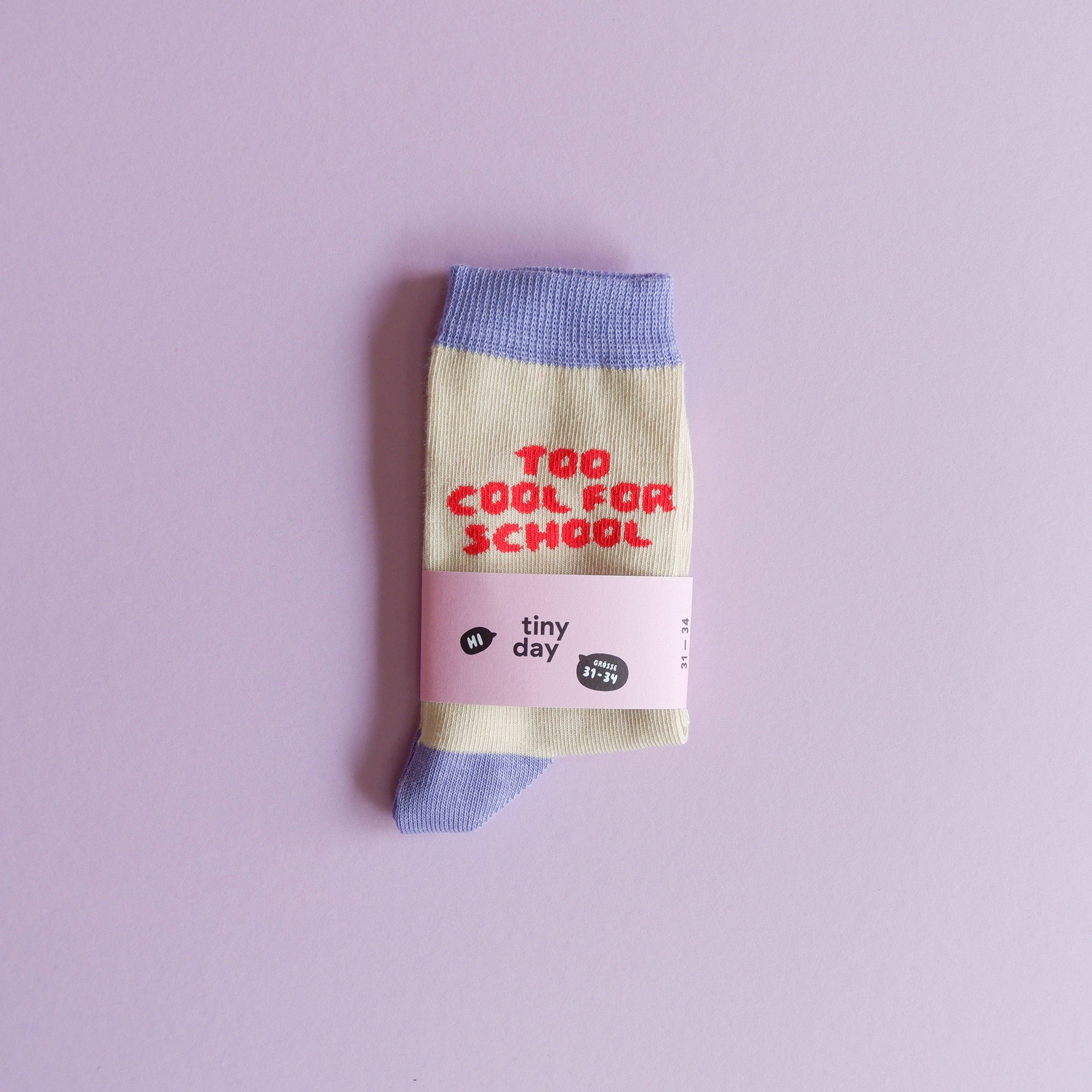 Too cool for school-Socken Flieder: 31-34