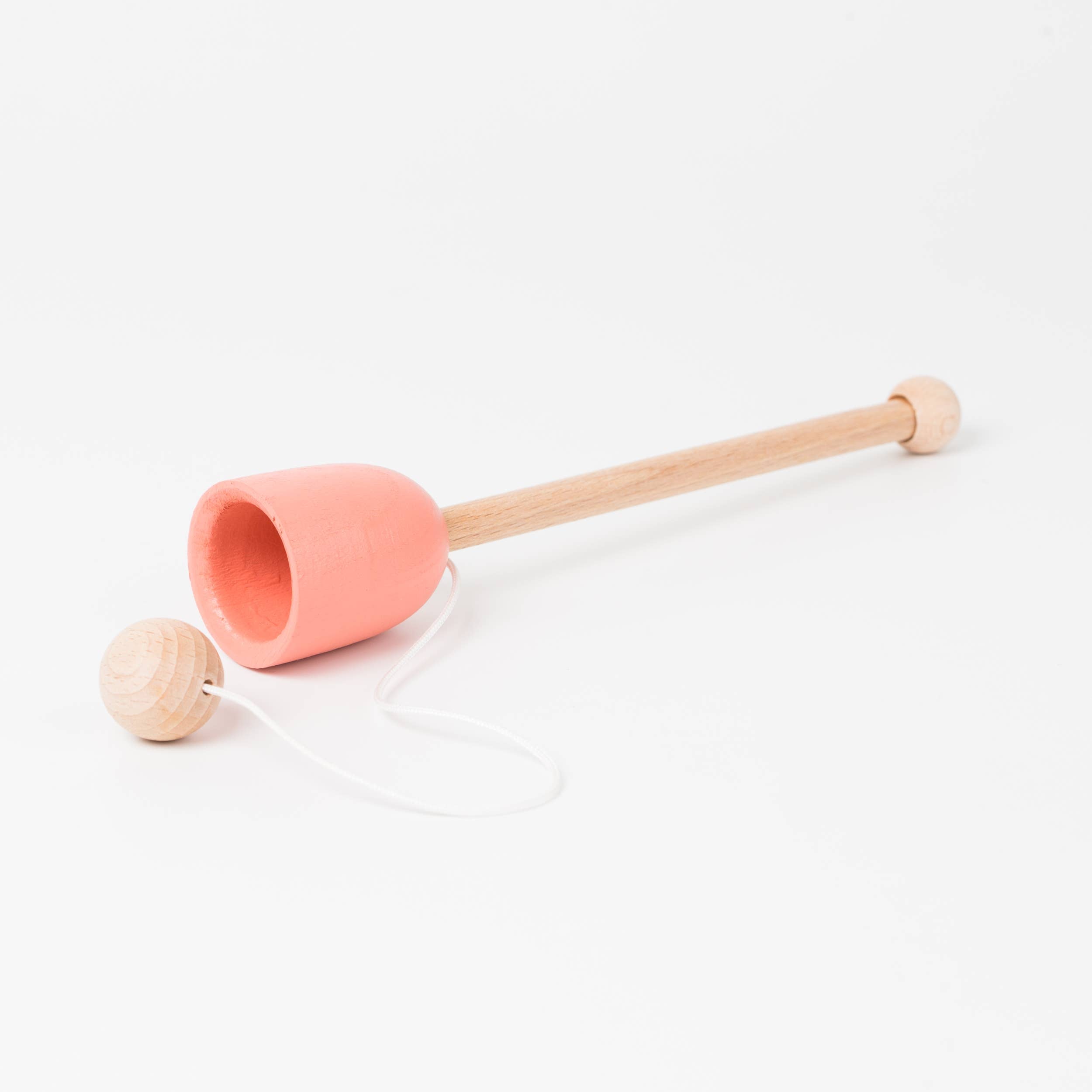 Becher und Ball - Kinderspielzeug: Gelb