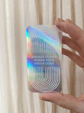 HOLOGRAPHISCHER AUFKLEBER - ENERGIE FLIESST DORTHIN, WO DEIN FOKUS HINGEHT