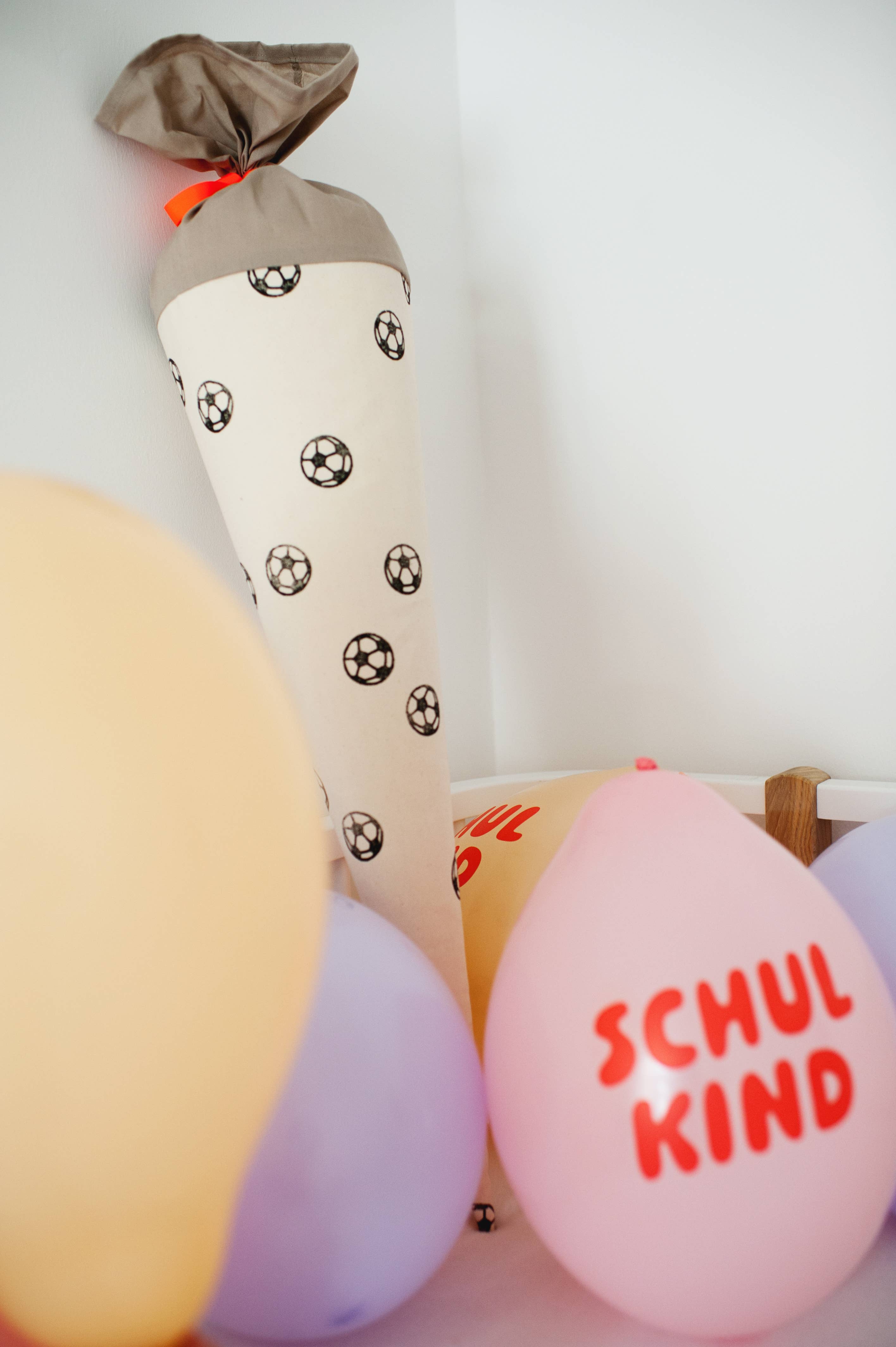 Schulkind Luftballon 6er Set | roas-Mix | 5 Stück: Normaldruck