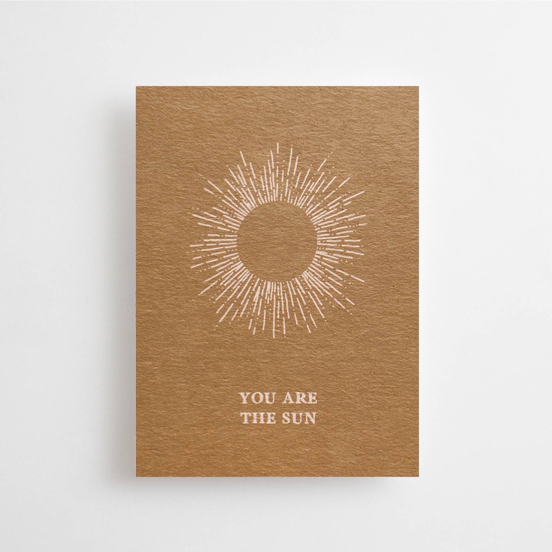 YOU ARE THE SUN - Mini-Karte - Affirmationskarte